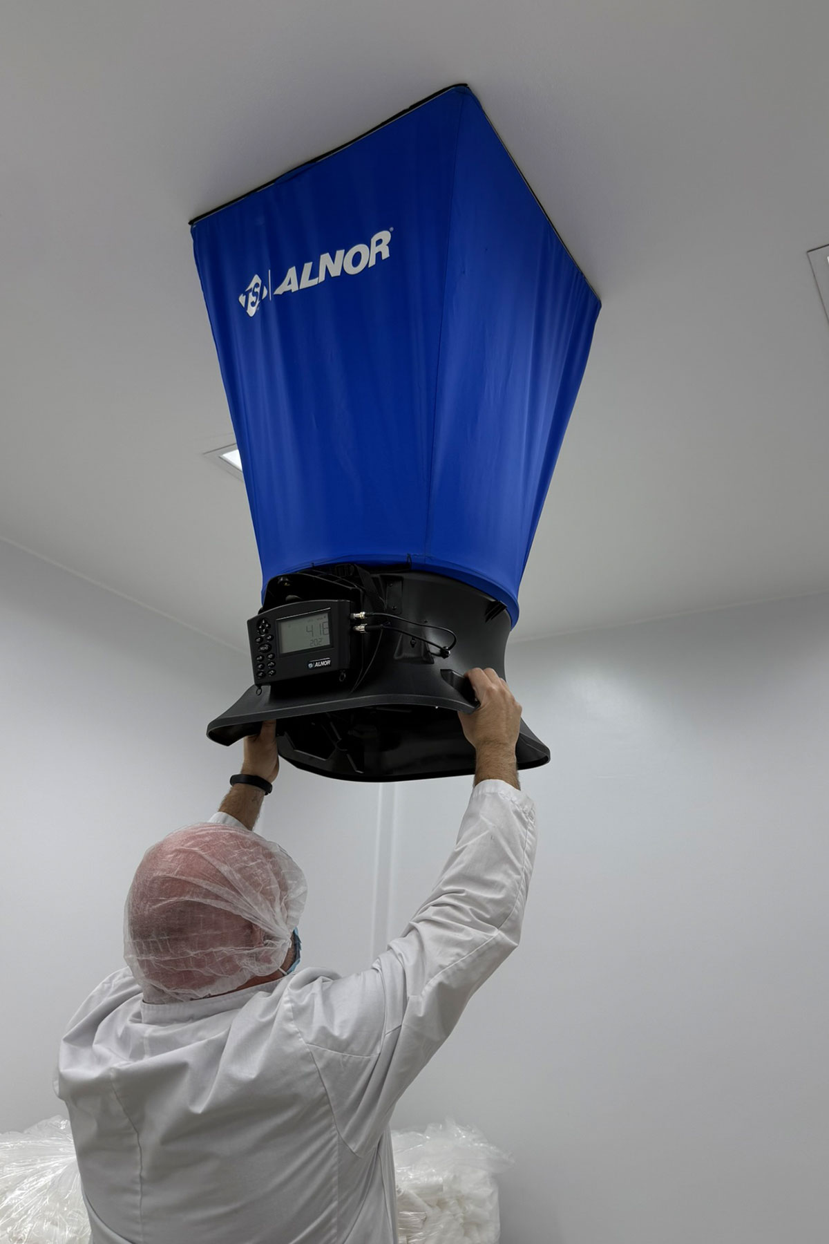 Medición de velocidad o caudal de aire